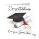 thumbnail image 2 of Tarjetas de felicitación de graduación 2026 con diseño de birrete y diploma en acuarela para graduados de secundaria y universidad – Interior en blanco para mensajes escritos a mano, cartulina., 2 of 6