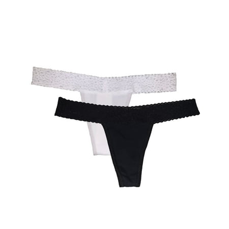 

ladies cotton lace thong panties 2-Piece set