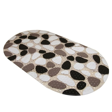 Antibacterial Bathroom Carpets Non Slip Rug Flower Hippo Cobblestone Pvc Bath Toilet Anti Mats