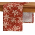 thumbnail image 3 of Vargottam 100% Cotton Twill Table Runner - Leaves Pattern- Machine Washable, 14" x 108" - Eco-Friendly, Durable Table Linen for Everyday Dining or Parties, 3 of 6