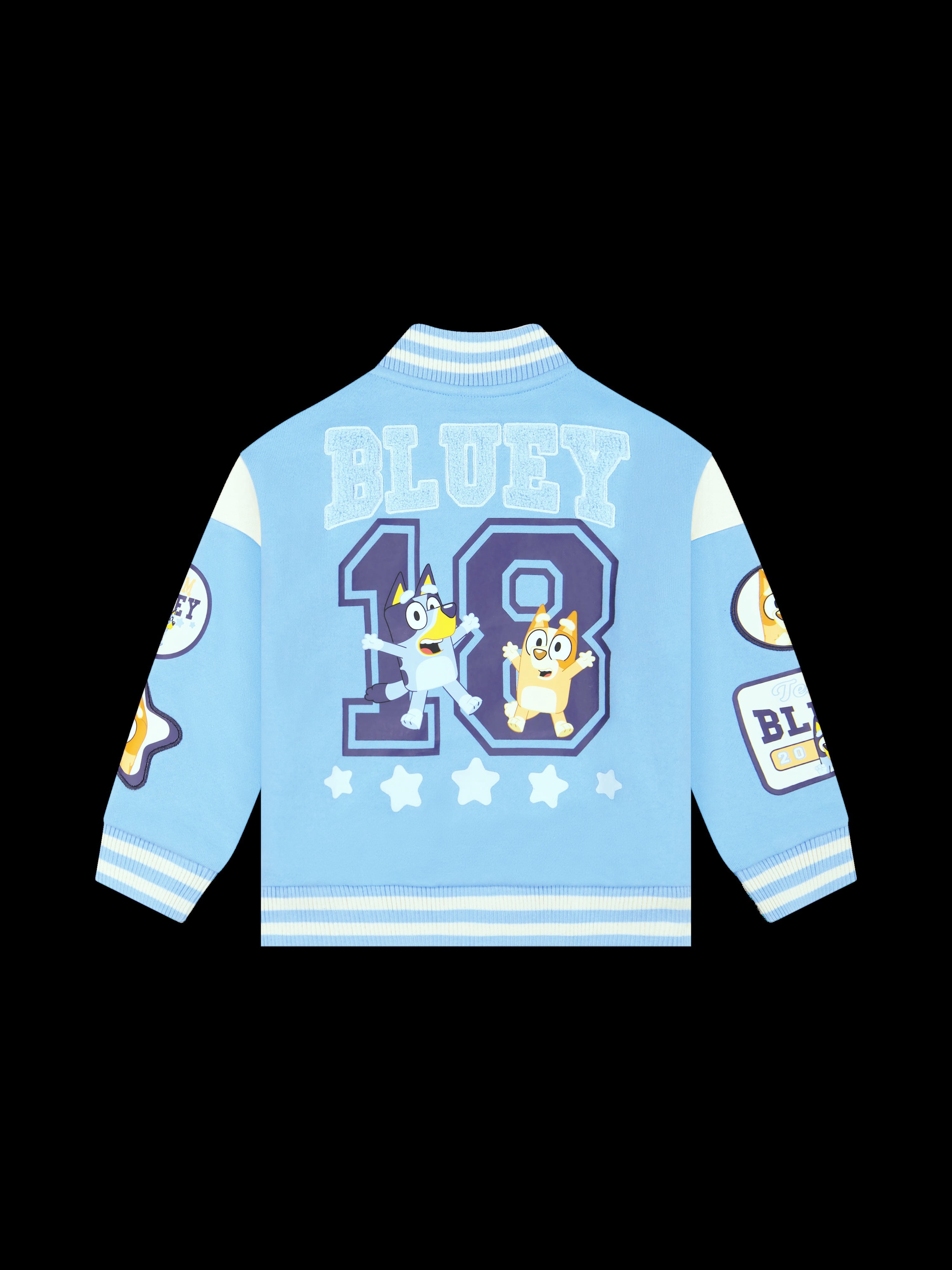 Bluey Toddler Girl Bomber Jacket, Sizes 12M-5T