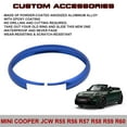 thumbnail image 5 of Xotic Tech Blue Aluminum Alloy Remote Control Key Cover Ring Rim Surrounding Compatible with Mini Cooper JCW R55 R56 R57 R58 R59 R60 R61, 5 of 8