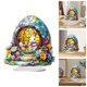 thumbnail image 2 of Adorable conejito de Pascua en 2D con orejas caídas Decoración acrílica Adorno festivo, 2 of 8