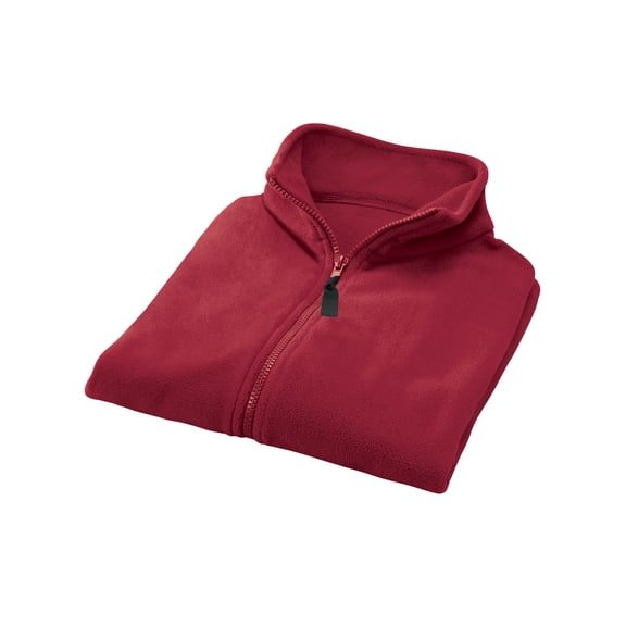 Polar Fleece Vest, Micro Fleece, 100% Polyester, Side Seam Pockets - Burgundy, Small