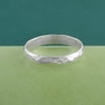 thumbnail image 5 of Hammered Pattern Solid 925 Sterling Silver Eternity Ring Stackable Band Jewelry for Women, 5 of 6