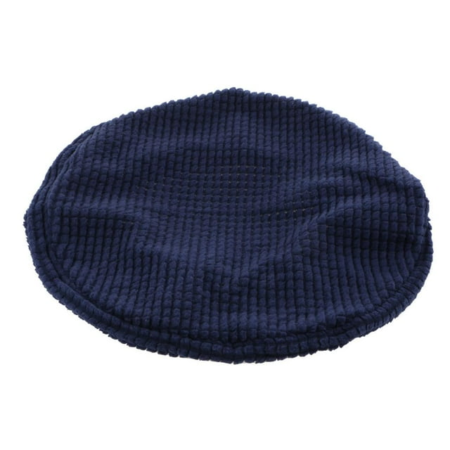 GROWTH TANK Housse Extensible pour Tabouret Rond Coussin de Siège s'Adapte 30-38cm Bleu Foncé