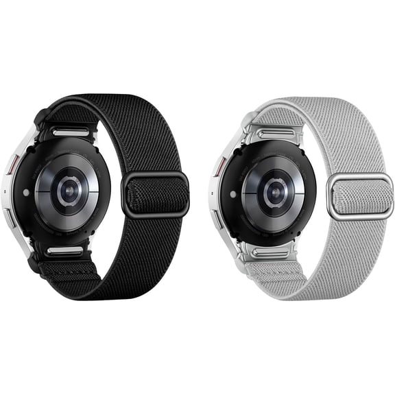 KOMI 20mm One Click No Gap Nylon Stretchy Band for Galaxy Watch Band