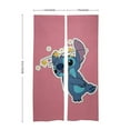 thumbnail image 2 of Stitch Door Curtain Cartoon Anime Blackout Curtains 86x143cm, 2 of 6