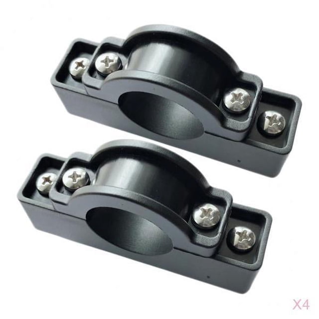 S SERENABLE 4 Pairs Nylon Kayak Pole Bracket Holder Kit Outrigger Stabilizer Float Clip