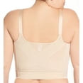 thumbnail image 3 of Elila NUDE Jacquard Wireless Soft-cup Front Hook Longline Bra, US 48B, UK 48B, 3 of 3