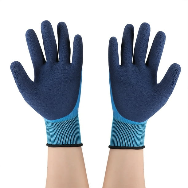Guantes 2 Pares De Guantes Protectores De Trabajo De Jardín Agrícola Guantes De Látex Impermeables Antideslizantes