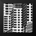 thumbnail image 2 of Pica, Jeff 15x15 Black Modern Framed Museum Art Print Titled - NYC in Pure B and W I, 2 of 5