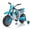 Blue, variant on LUIBAS 12V Kids Ride On Electric Motorcycle, Battery Powered Electric Dirt Bike, Off-Road Street Bike Ride on Car with Training Wheels, Spring Suspension, High/Low Speeds, Built-in Music, Blue