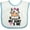 White and Blue, variant on Inktastic My Aunt Loves Me Girl Cow Girls Baby Bib