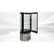 Cooler Depot 12.7 Cu.ft. Curved Glass Refrigerated ARC400R, NSF Certified