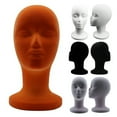 thumbnail image 1 of Neinkie 2Pcs/Set Female Styrofoam Foam Mannequin Manikin Head Model Wigs Glasses Display Stand, 1 of 7
