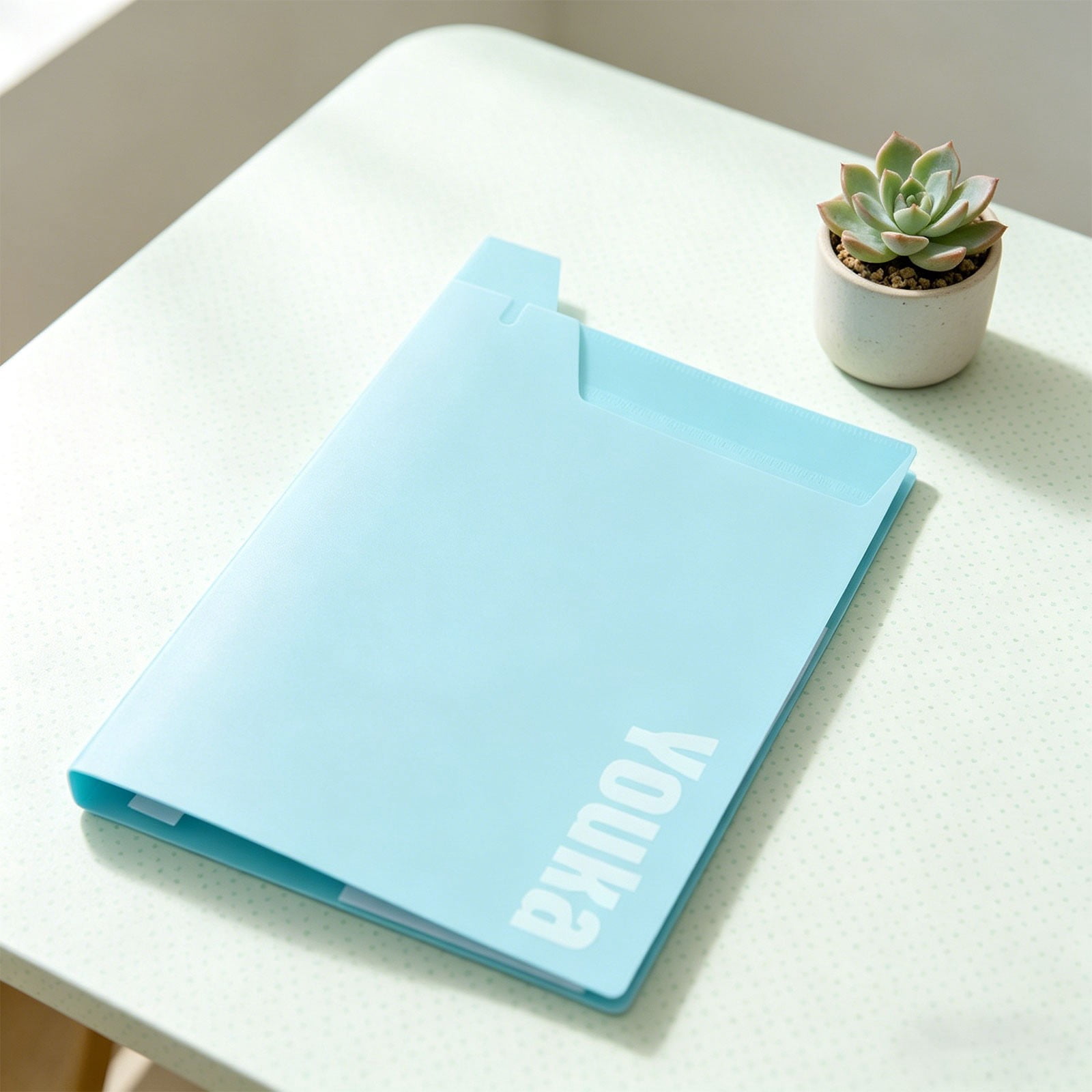 10 Pack A4 File Folders Cut Tab Plastic Filing Folders for Office School Business Organization