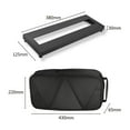 thumbnail image 2 of Small Size Guitar Effect Pedal Board Aluminum Alloy Pedalboard 15×4.9 Inch with Carrying Bag, 2 of 7