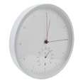 thumbnail image 2 of Reloj de pared con termómetro, superficie blanca, reloj de pared de barra de estilo nórdico, suministros para el hogar, rendimiento confiable Jadeshay A, 2 of 8