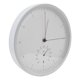 thumbnail image 1 of Reloj de pared con termómetro, superficie blanca, estilo nórdico, reloj de pared multifuncional, reloj de pared para el hogar, valor excepcional, 1 of 8