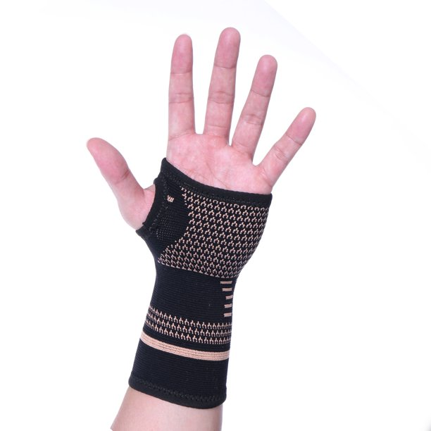 CFR Copper Wrist Support Splint Carpal Tunnel Bandage Brace Hand