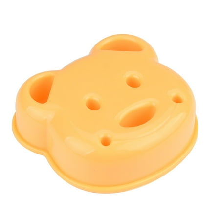 Yellow Sandwich - Children Kids Bear Shaped Sandwich Crust Cutter Mould Stamp Lunch