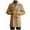 #Khaki, variant on DPTALR George Men's Peacoat，Warm Breathable Hip-Length Jacket，Versatile Modern Winter Wool Overcoat,Khaki,Big and Tall Men L