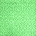 thumbnail image 1 of Ahgly Company Indoor Square Abstract Emerald Green Contemporary Area Rugs, 7' Square, 1 of 4