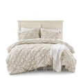 thumbnail image 3 of Luxurious Ivory Bedding Sets Microfiber Comforter with Floral Design Full/Queen Size for AllSeason Use, 3 of 10