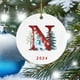 thumbnail image 5 of RKSTN christmas ornaments 2024 26 Letter Christmas Snowman Christmas Pendant - Acrylic Car Pendant Saint, 5 of 5