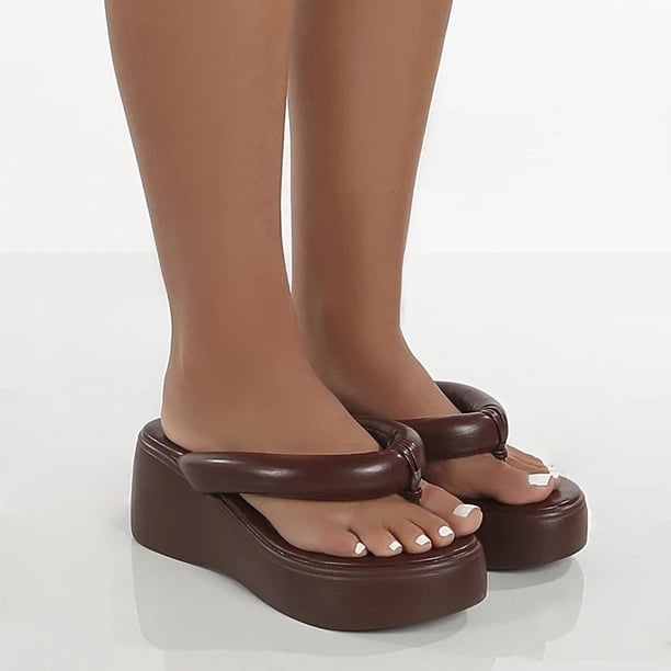 Verano Nuevo estilo Chanclas de gran tamaño Zapatillas de playa para mujer frescas Wmkox8yii hj789