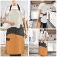 thumbnail image 2 of Yayeee Chief Kitchen Apron with Pockets for Cooking Water Resistant Unisex Adjustable Neck Strap, Sleeping Black Cat, 2 of 7