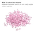thumbnail image 4 of 300 Pack Small Screw Eye Hooks Mini Eyelets Screws, 5x10x1.2mm, Pink, 4 of 5