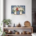 thumbnail image 4 of Farmhouse Bathroom Wall Decor White and Red Floral Vintage Vase Canvas Print Picture for Country Bathroom Decor, Flower Picture Artwork for Walls Home Decor 12x18 Inches, 4 of 6