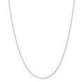 thumbnail image 3 of Primal Gold 14 Karat White Gold .8mm Diamond-cut Cable Chain, 3 of 8
