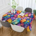 thumbnail image 2 of Yayeee Tablecloths 60" x 120" Rectangle Wrinkle Resistant Party Table Cover, Colorful Leaves, 2 of 8