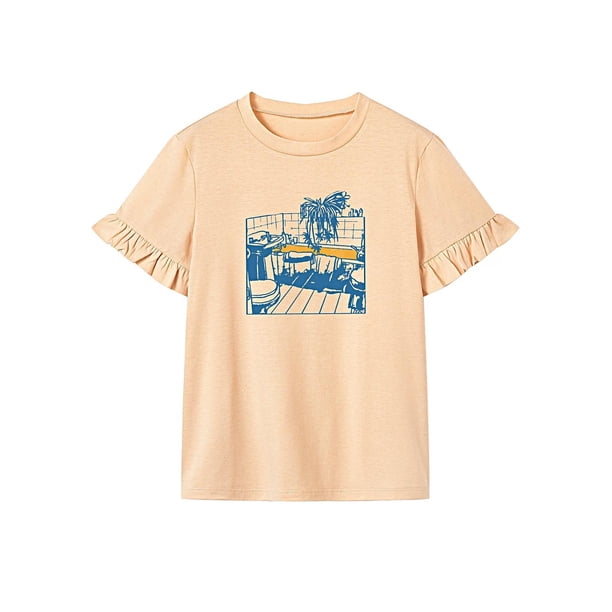 Camiseta Suave Cuello Redondo Strade Fareast Limited verano mujer M