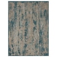 thumbnail image 2 of Allstar Rugs  Abstract Themed Polypropylene Outdoor Rug 7' 7" x 10' 0" - Storm Blue, 2 of 5