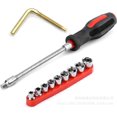 thumbnail image 1 of nipocaio Multi-Purpose Screwdriver Hex Head Spring Loaded Screwdriver for Hoop Clamps, 1 of 5