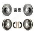 thumbnail image 1 of Transit Auto Front Rear Disc Brake Rotors Semi-Metallic Pads and Drum Kit for Car Honda Civic K8S-103406, 1 of 11