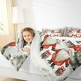 thumbnail image 4 of Castle Fairy Kawaii Gnome 3-Piece Full Size Comforter Sets for Teens Women Men,Merry Christmas Snowflake Bedding Comforter Set,Happy New Year Lightweight Bedding Sets,Luxury Bedroom Decor, 4 of 8
