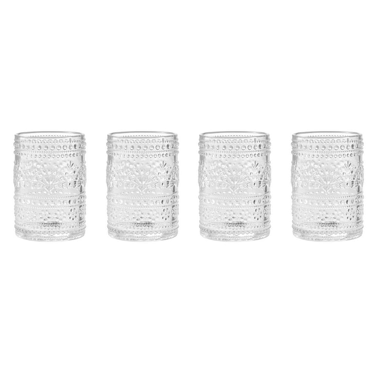 The Pioneer Woman Channing Clear Glass Tumblers, 11 oz, Set of 4 photo 1