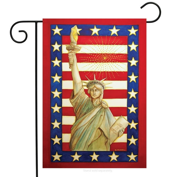 Lady Liberty Patriotic Garden Flag 4th Of July Statue 12 5 X 18 Com Lady Liberty Patriotic Garden Flag 4th, Statue Of Liberty Garden Flag