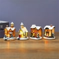 thumbnail image 4 of Lighting House Merry Christmas LED Light Snow House Home Decor  Window Ornament Gift, 4 of 9