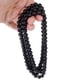 thumbnail image 2 of 2X Collar Cadena del Sueter Larga de Perla Falsa de Moda - Negro, 2 of 5