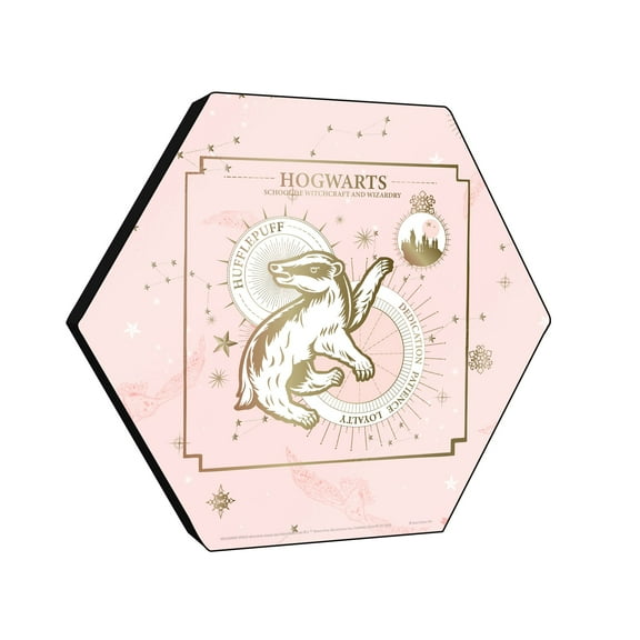 Harry Potter (Constellation - Hufflepuff) KNEXAGON® Wood Print