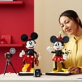 thumbnail image 3 of LEGO Disney Mickey Mouse & Minnie Mouse Buildable Characters (43179) Toy Building Kit (1,739 Pieces), 3 of 6