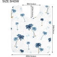 thumbnail image 6 of Hawaiian Palm Trees Bathroom Rug Rectangular Bath Mat Non Slip Bath Rugs Absorbent Shaggy Bathmats for Sink Shower 16" x 24" Home Decor, 6 of 7