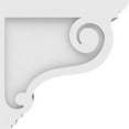 thumbnail image 3 of Ekena Millwork 7"W x 10"D x 10"H Standard Scroll Architectural Grade PVC Corbel, 3 of 4