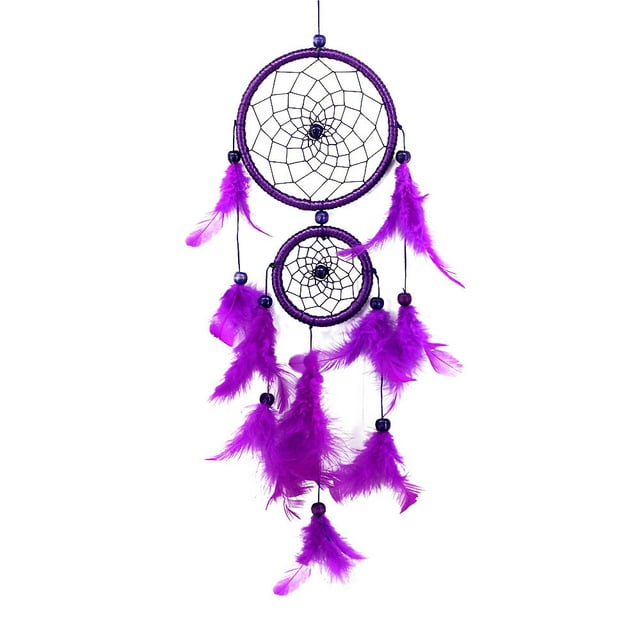 Catcher Decoration Room Feathers Hanging Dream Wall Handmade Home for Car Home